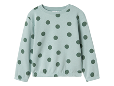 Name It gray mist big dots sweatbluse